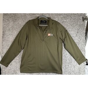 The North‎ Face Home Depot Pro Proud Veteran 1/4 Zip Pullover Green XL